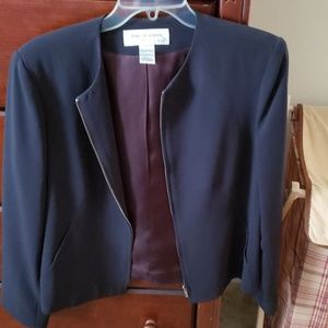 Dark blue suit jacket